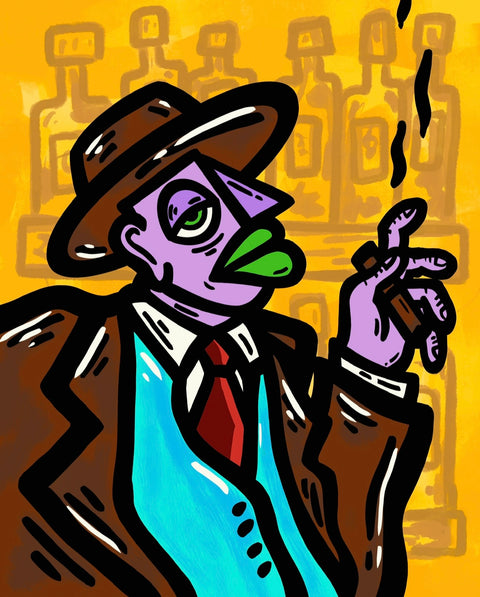 The cigar smoker